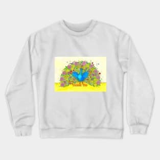 Peacock Thank You Crewneck Sweatshirt